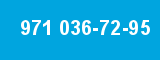 971 036-72-95